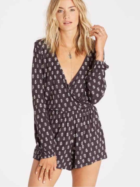 Billabong Pants - Billabong Picture Perfect long sleeve v front romper